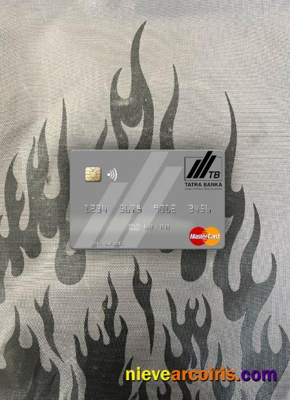 Slovakia Tatra Banka mastercard gray photolook